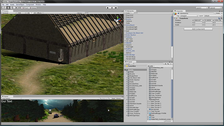 Wikingerhaus unitypackage Low-poly 3D model_4