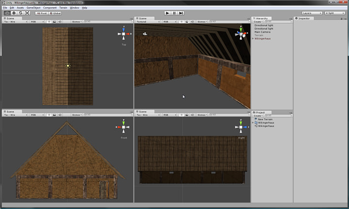 Wikingerhaus unitypackage Low-poly 3D model_3