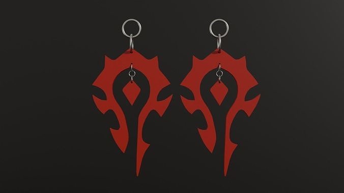 Horda Earring 3D print model