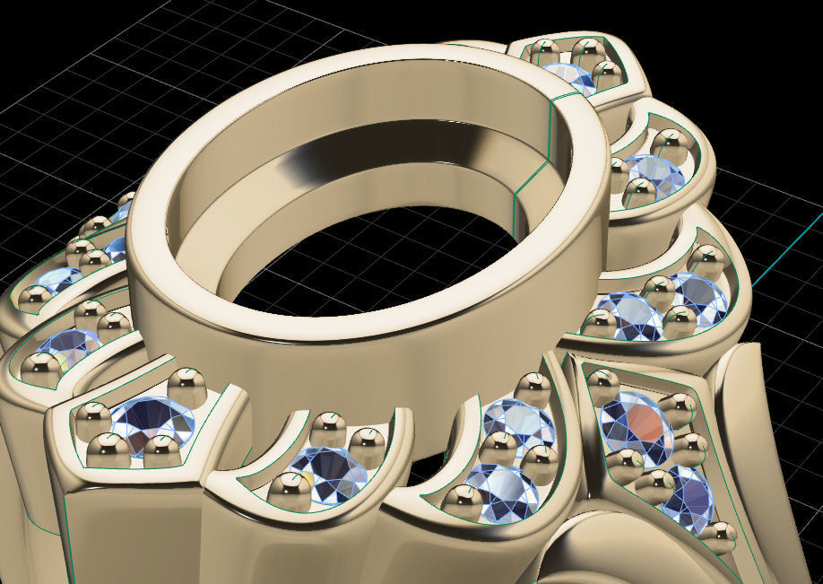 Ring solitare 3D print model_16