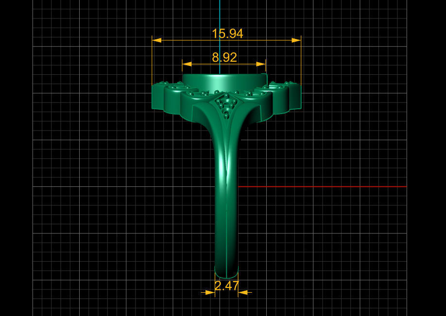 Ring solitare 3D print model_10