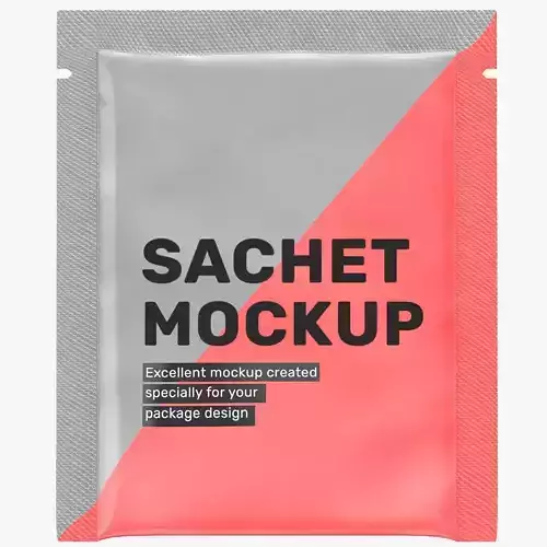 sachet pouch v3 PBR 3D model