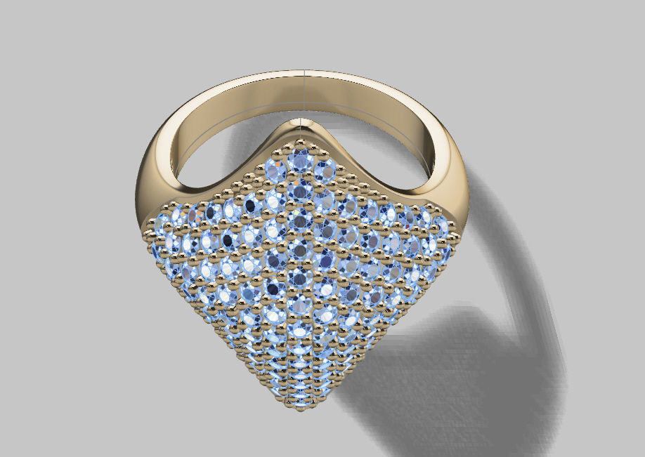 Fashion Ring  3D print model_3