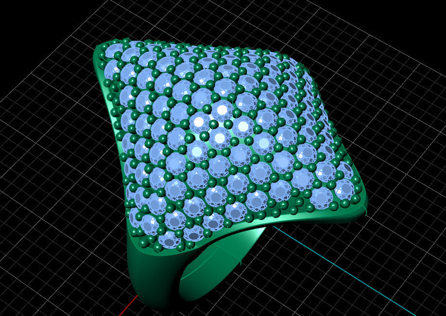 Fashion Ring  3D print model_17