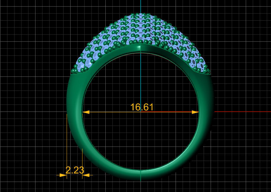 Fashion Ring  3D print model_19