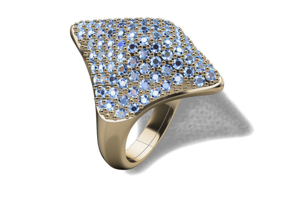 Fashion Ring  3D print model_2