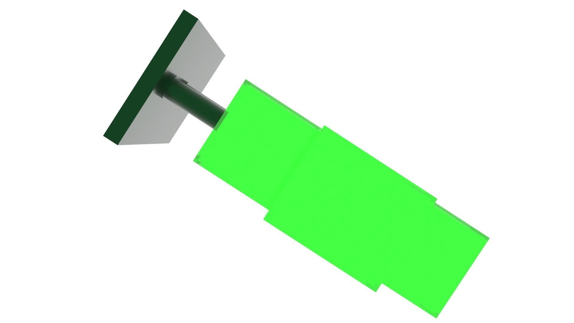 Illuminated Pharmacy Sign Board 3D model_8