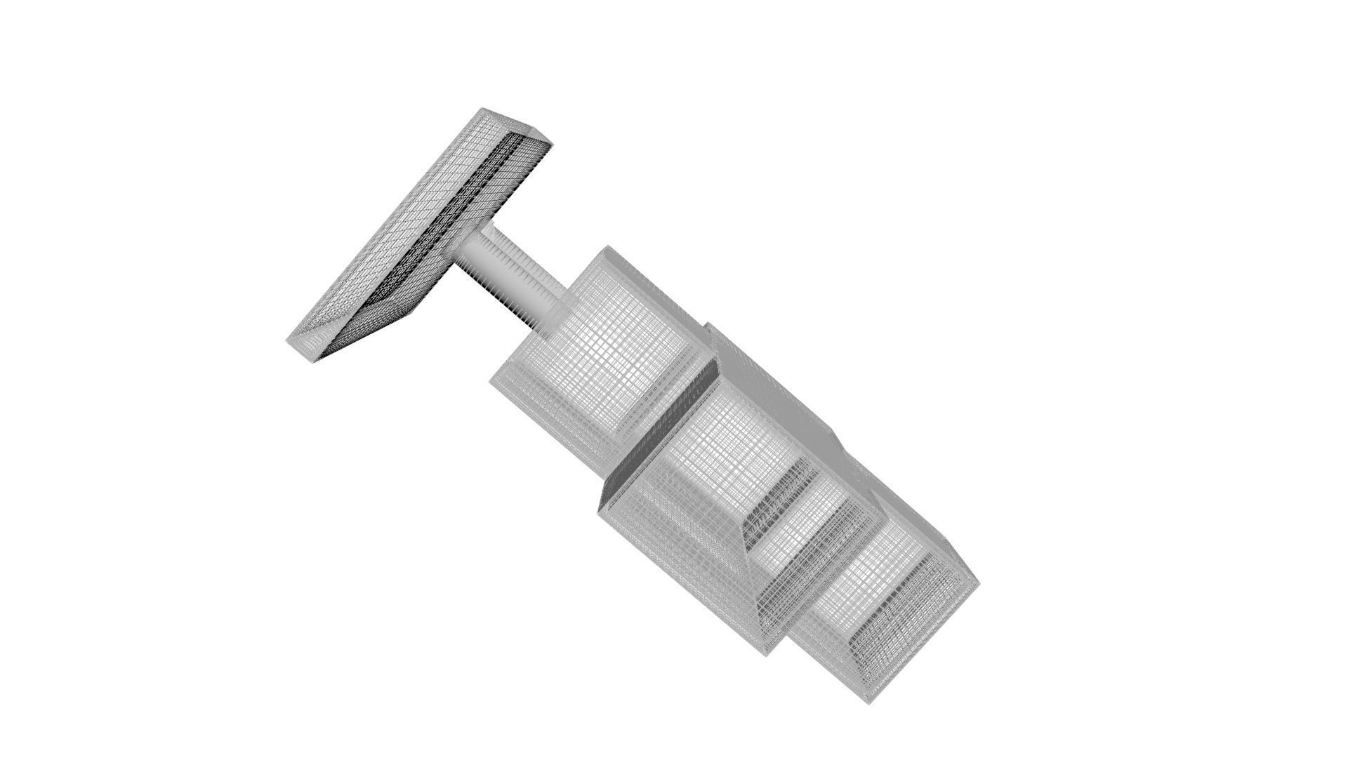 Illuminated Pharmacy Sign Board 3D model_22