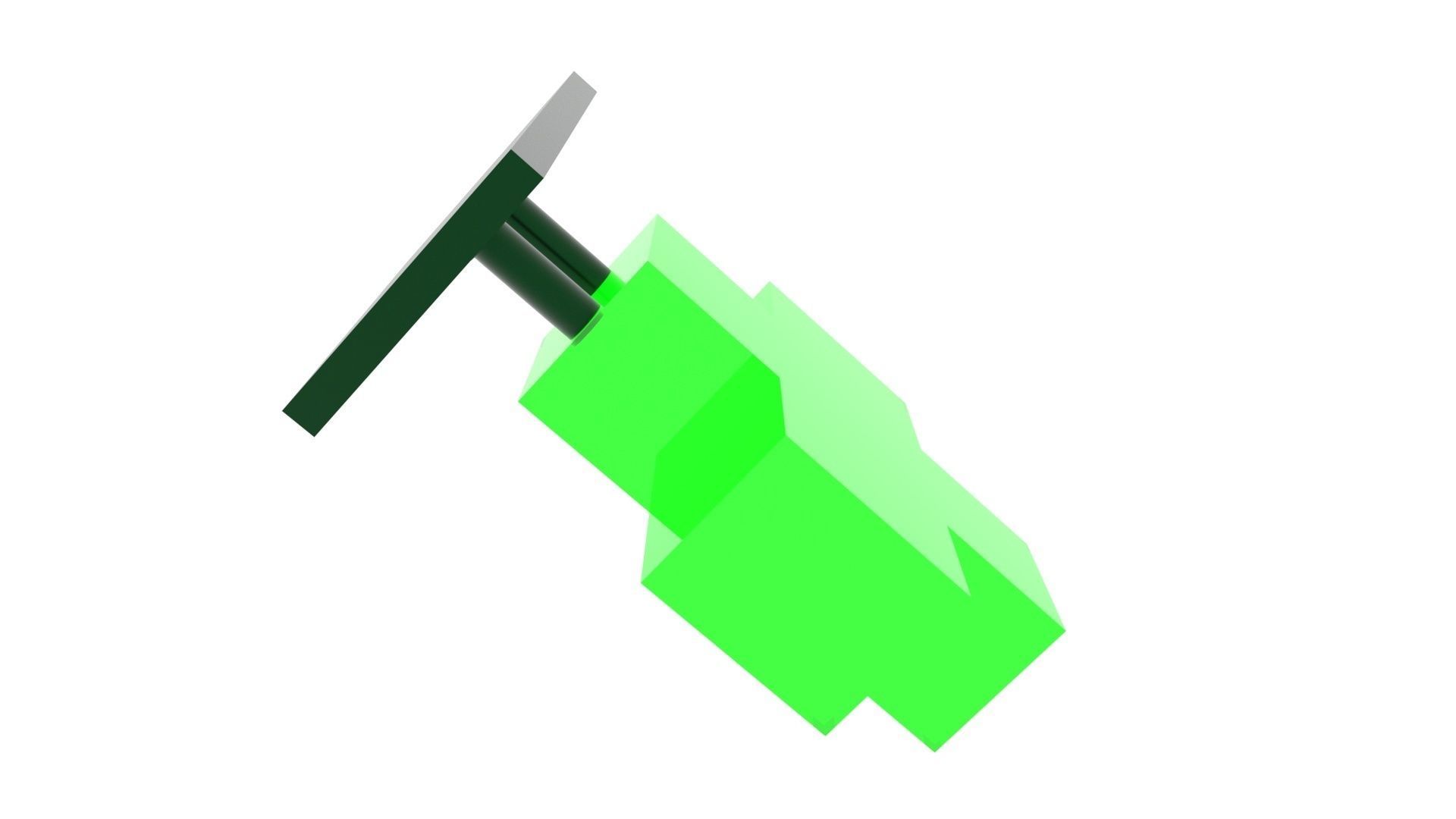 Illuminated Pharmacy Sign Board 3D model_11