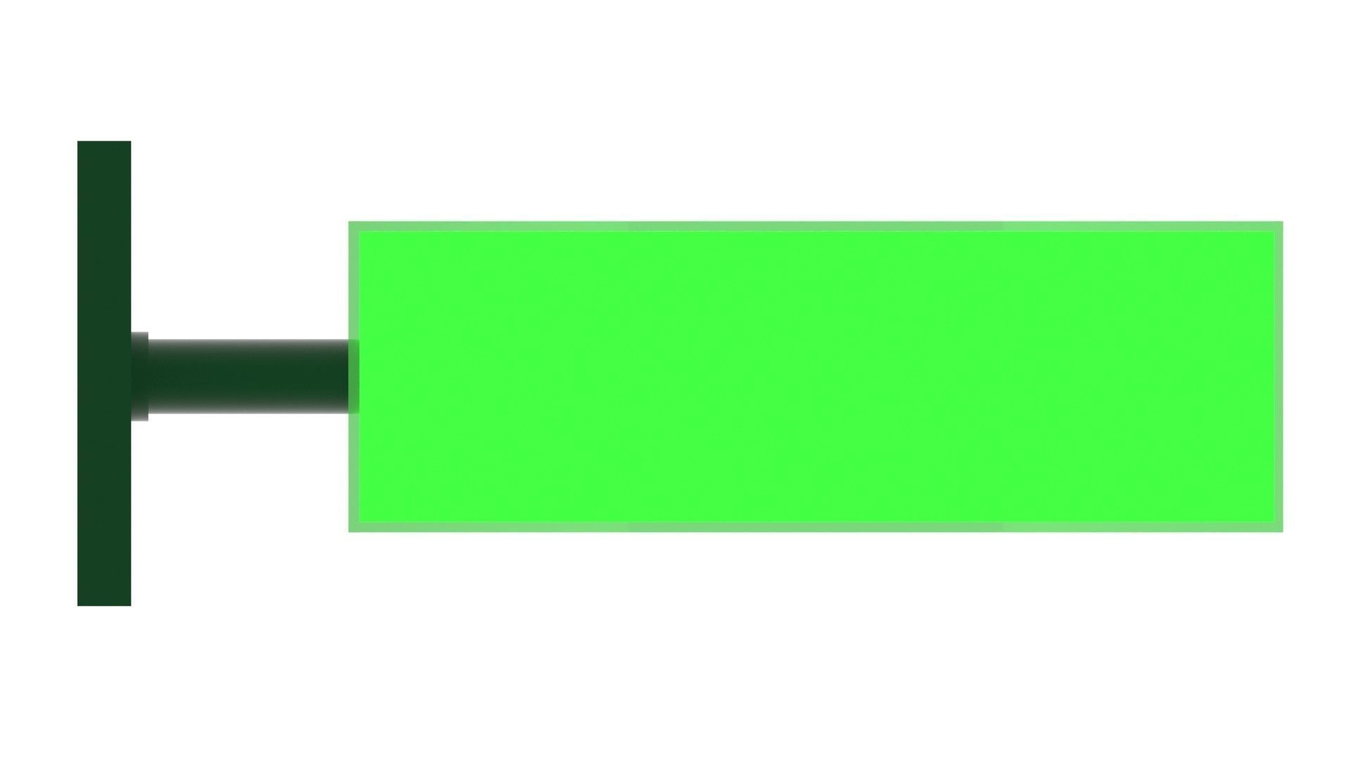 Illuminated Pharmacy Sign Board 3D model_15