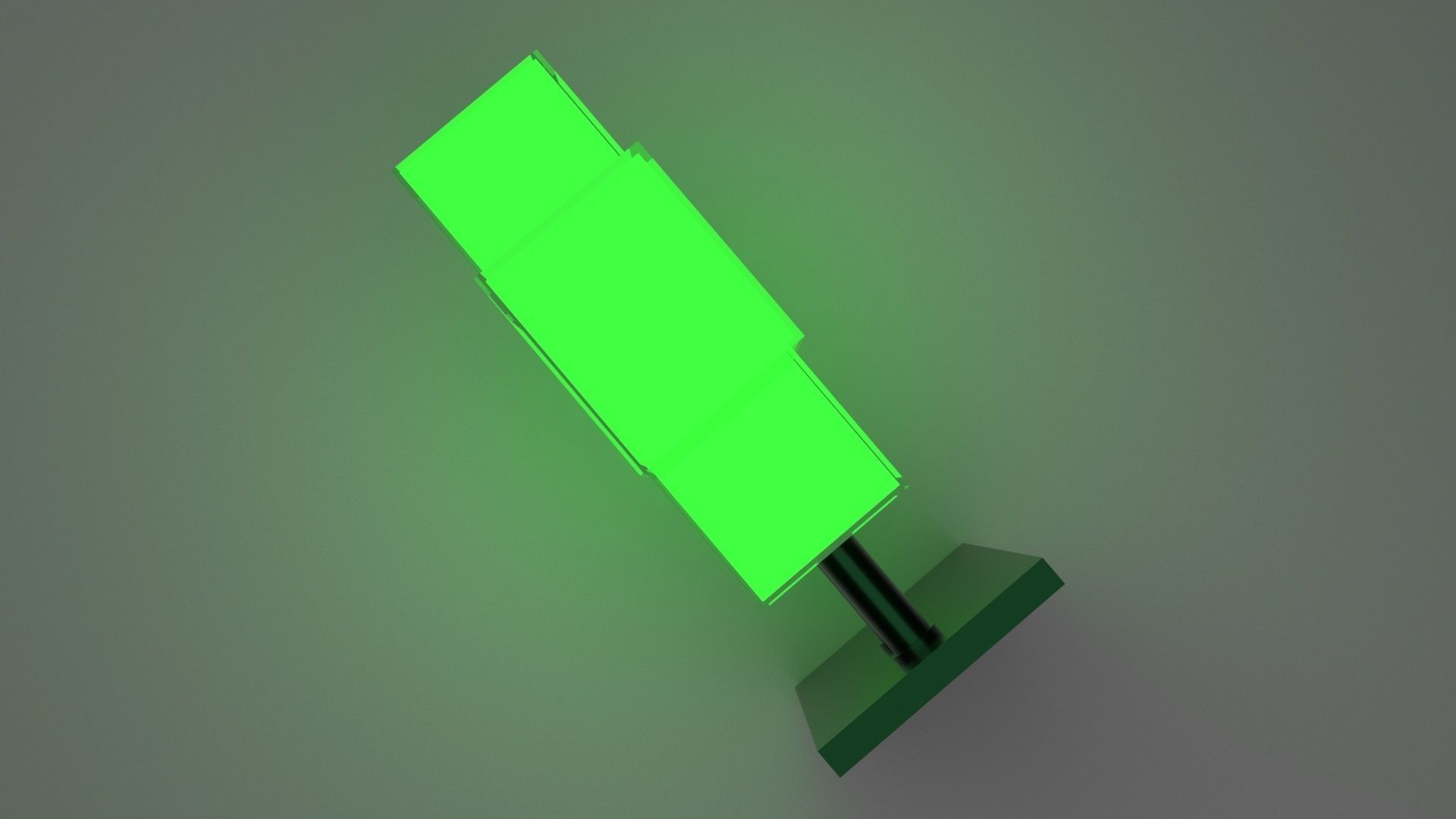 Illuminated Pharmacy Sign Board 3D model_3