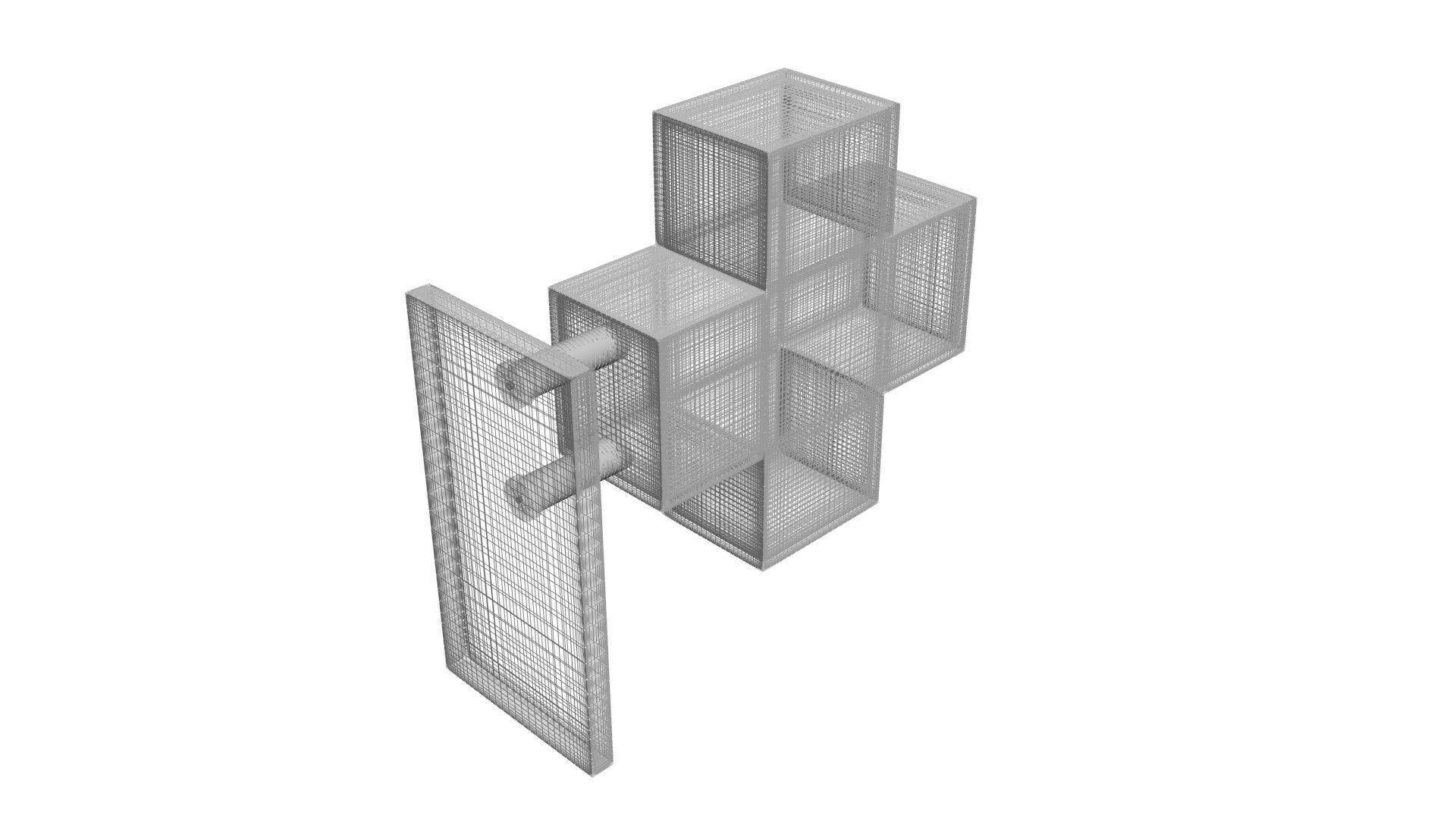 Illuminated Pharmacy Sign Board 3D model_18