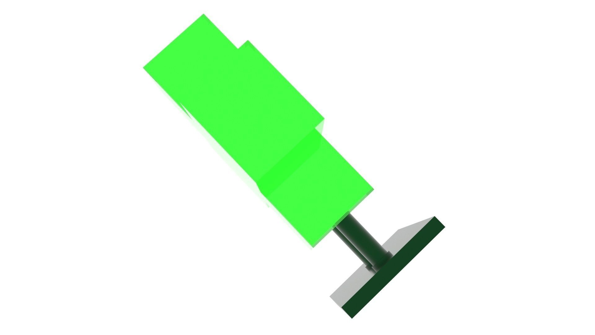 Illuminated Pharmacy Sign Board 3D model_10