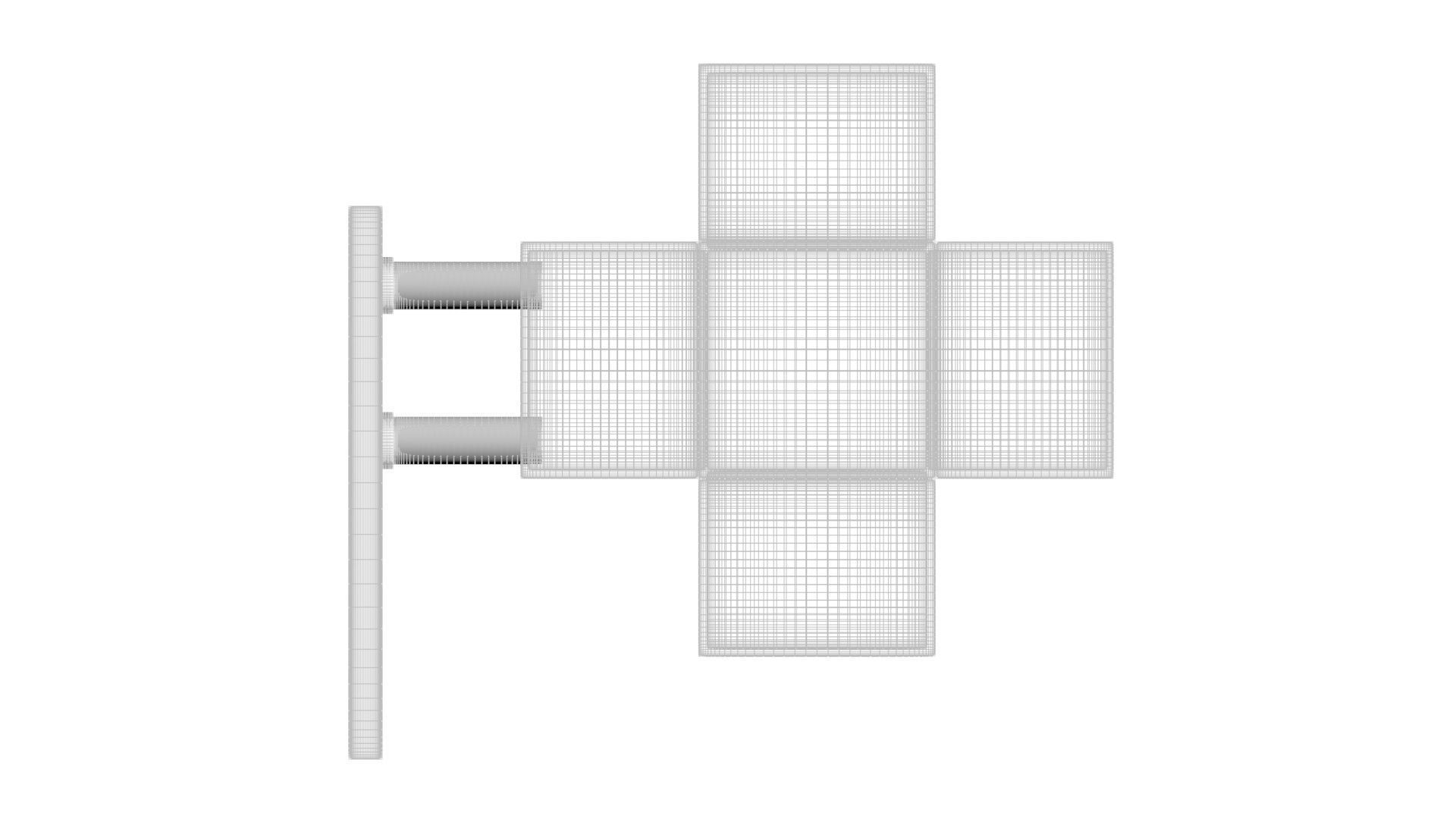 Illuminated Pharmacy Sign Board 3D model_24