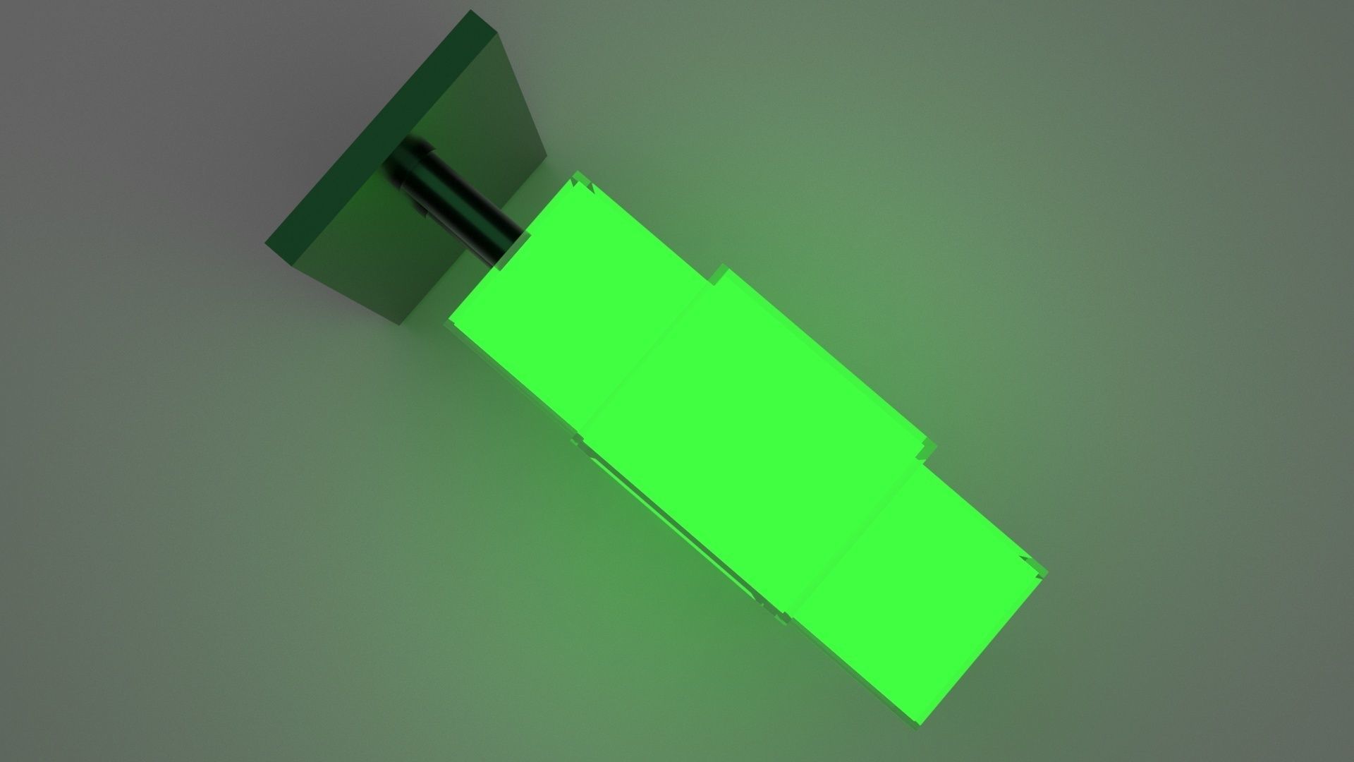 Illuminated Pharmacy Sign Board 3D model_1