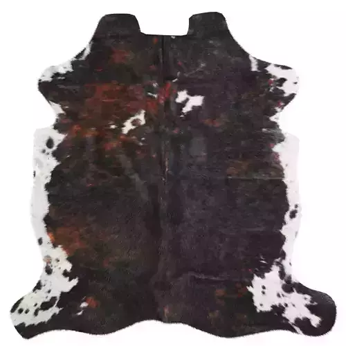 Tricolor Cowhide Rug A27079