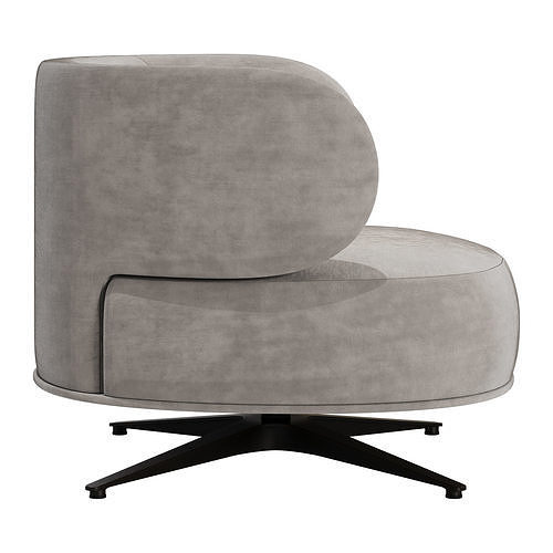 Gallotti and radice akiko longue swivel version 3D model 4