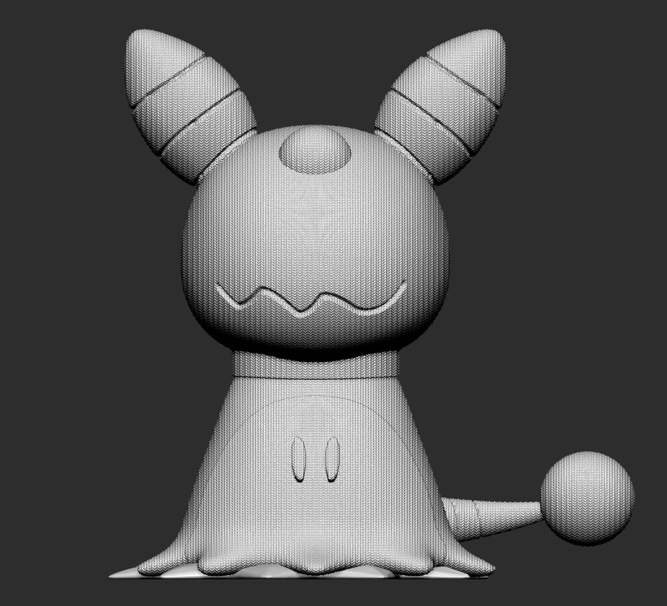 Pokemon - Mimikyu Ampharos  3D print model_2