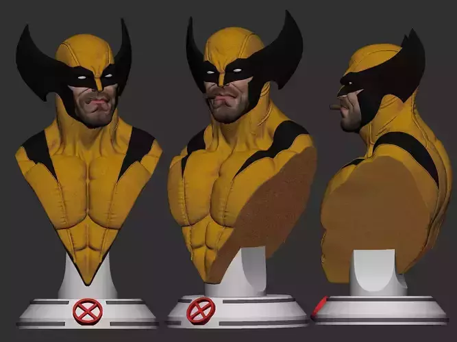 Wolverine bust