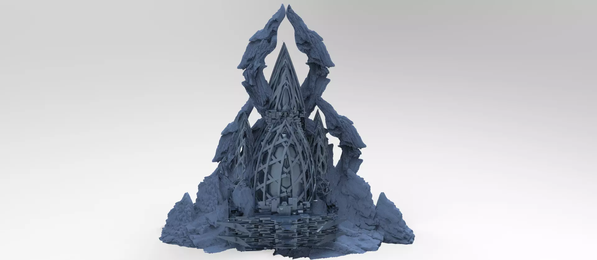 Arcane Mountain Elite Cliffs 3D model_0