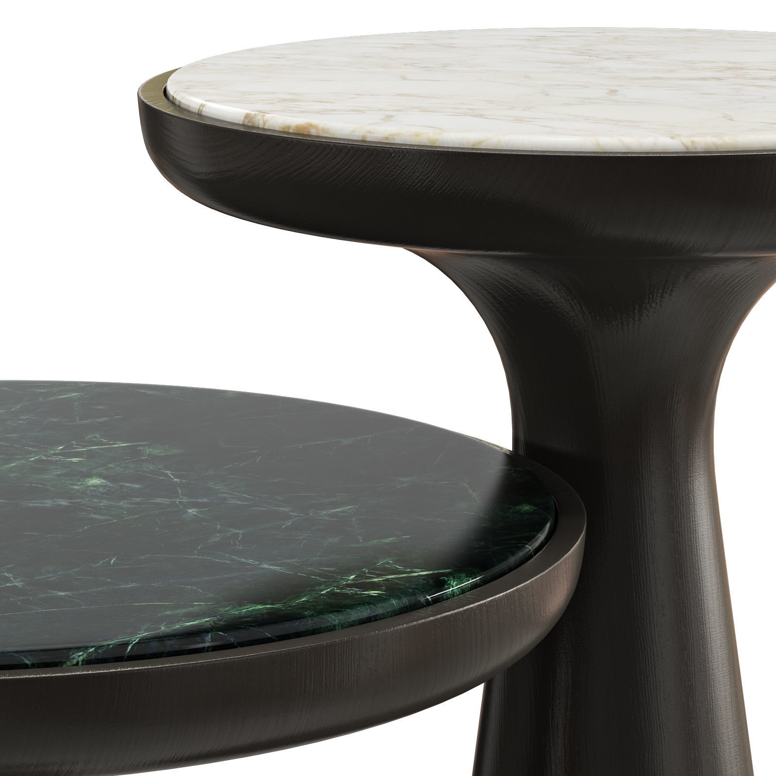 Gallotti and radice fante marble top coffee tables 3D model_4
