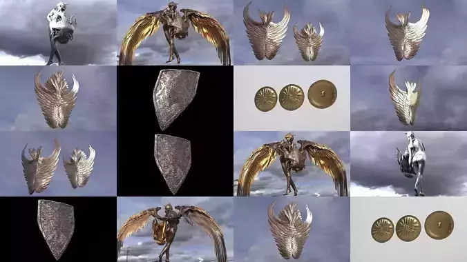 Shield sculpture Grand wall Collection 