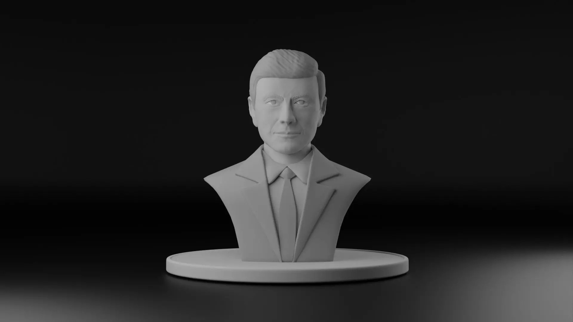 John F Kennedy 3D model