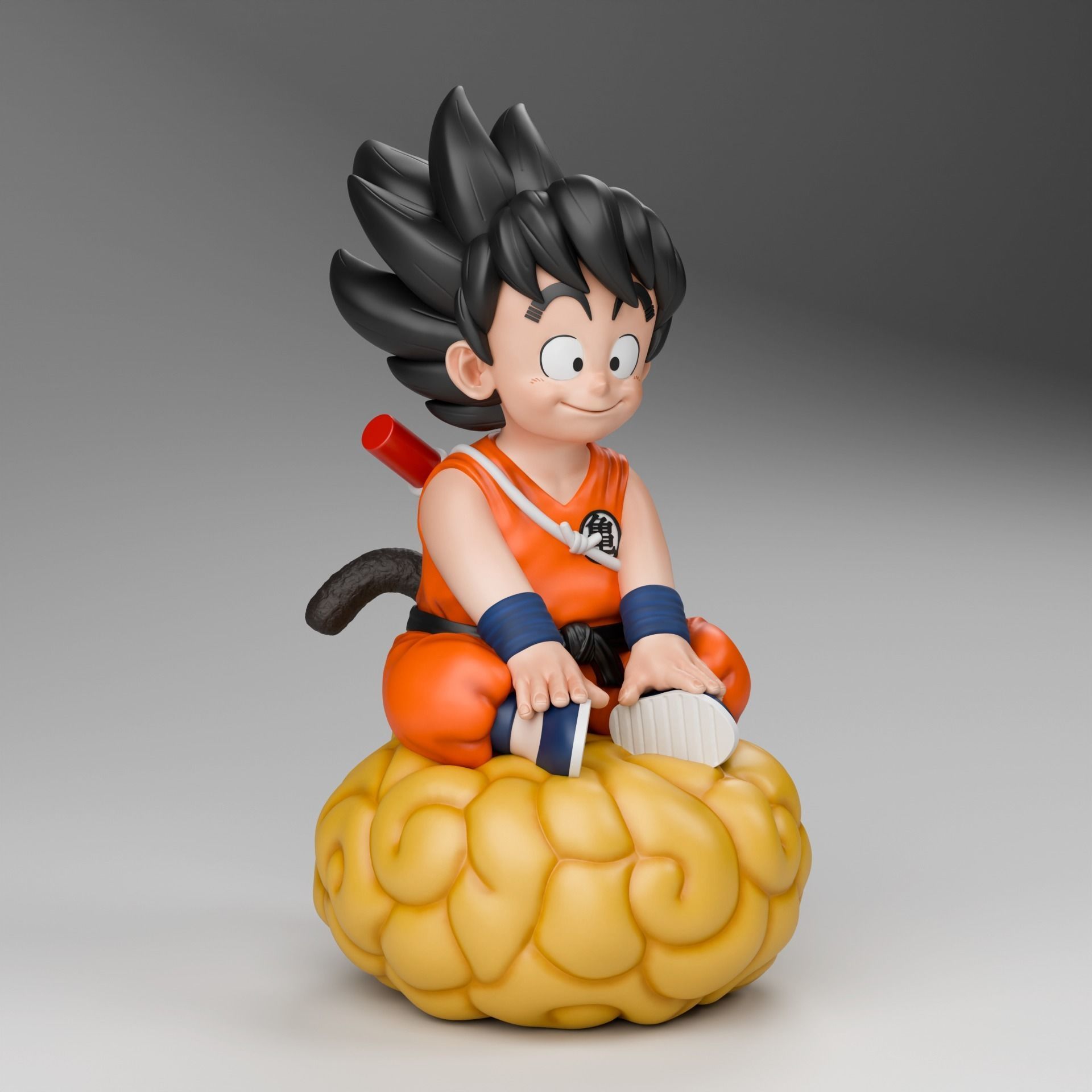 Kid Goku 3D print model_2