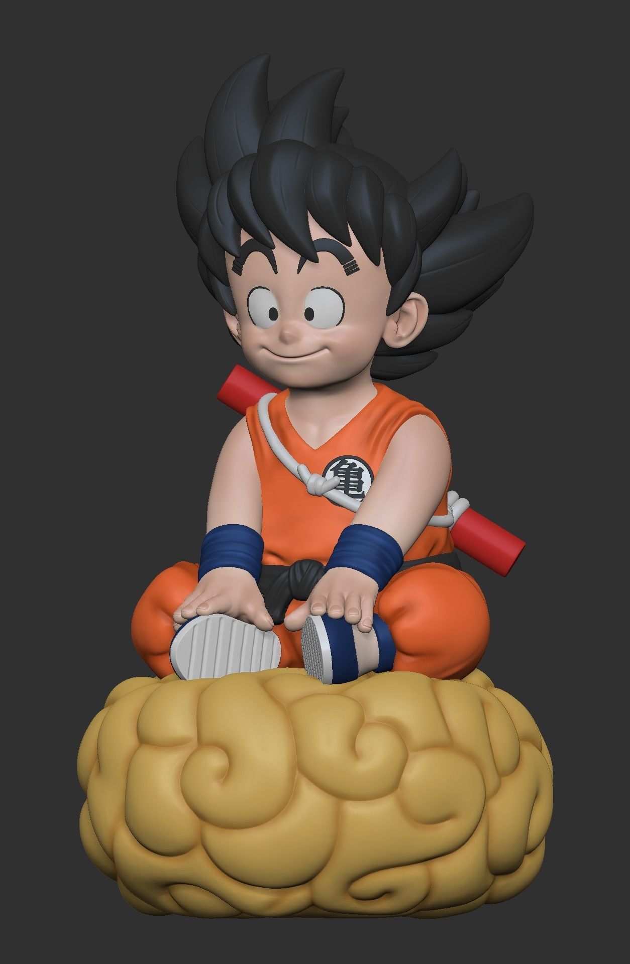 Kid Goku 3D print model_10