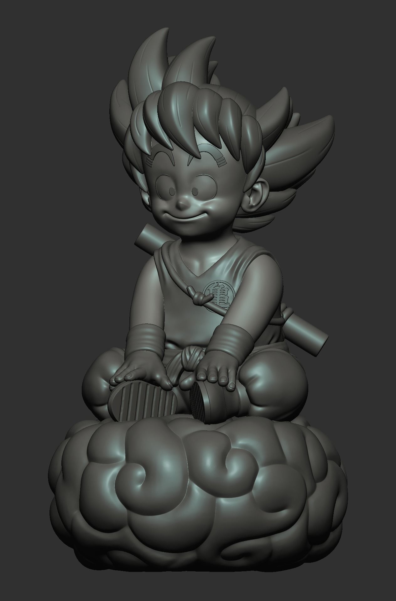 Kid Goku 3D print model_15