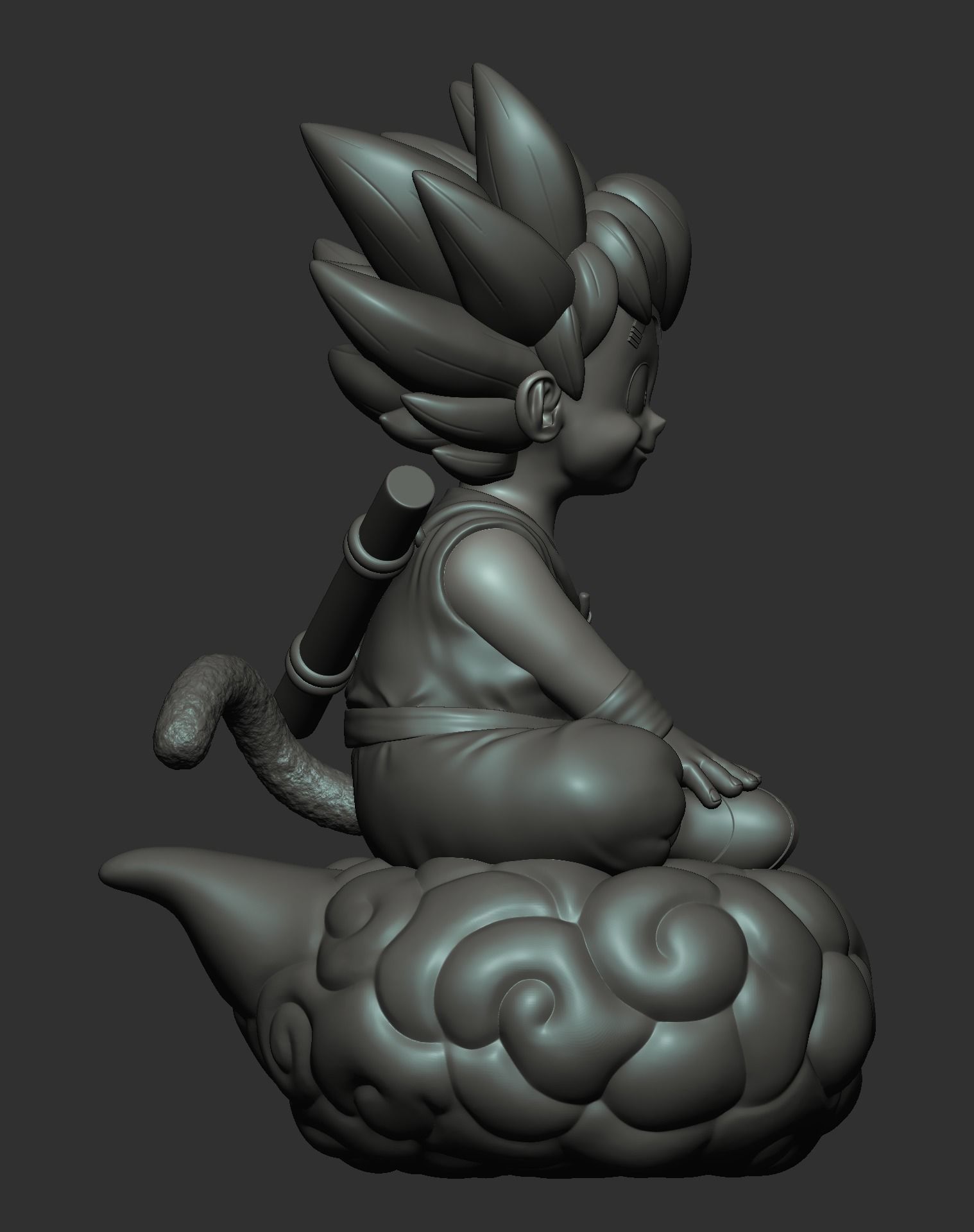 Kid Goku 3D print model_17