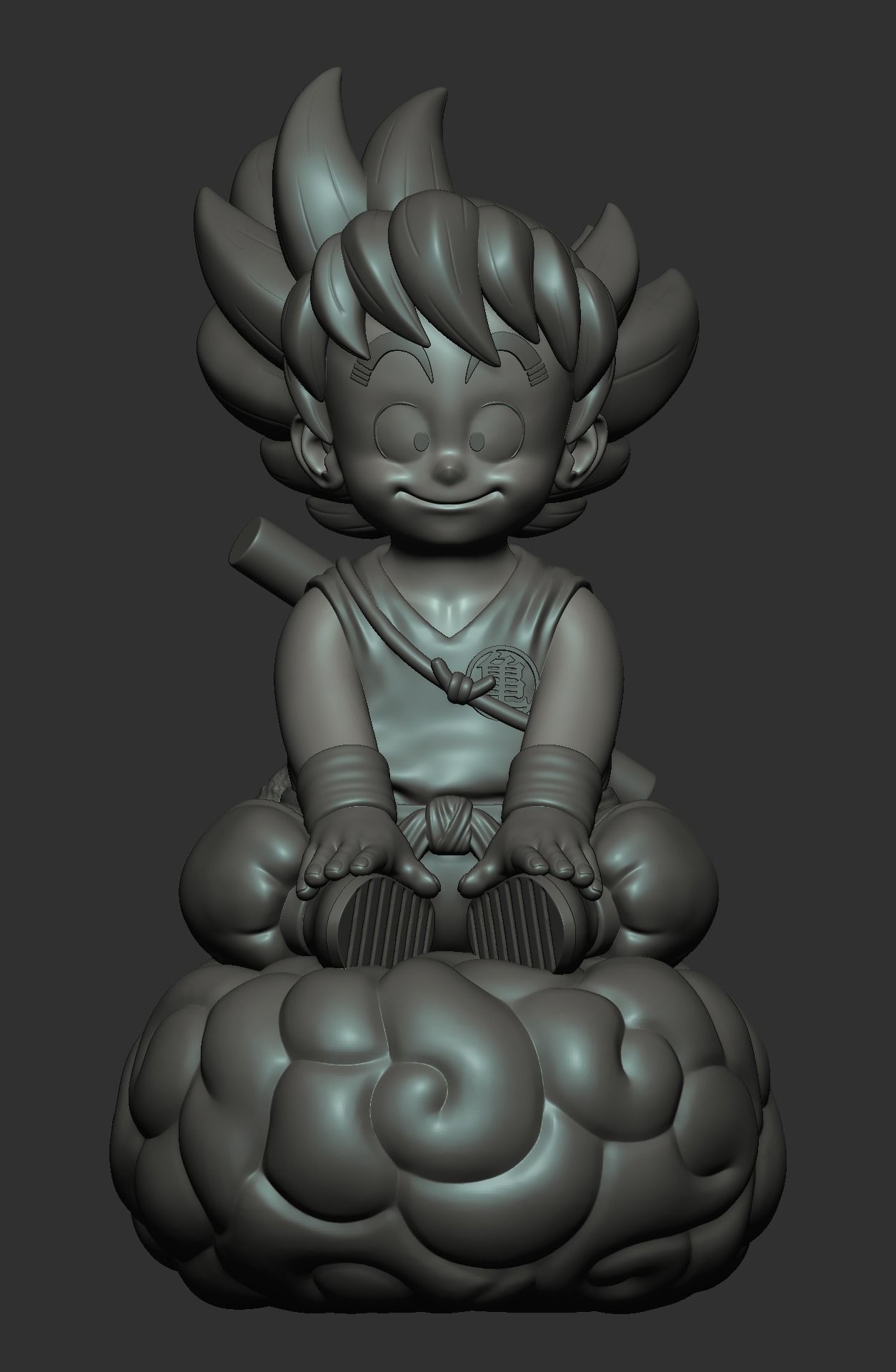 Kid Goku 3D print model_14