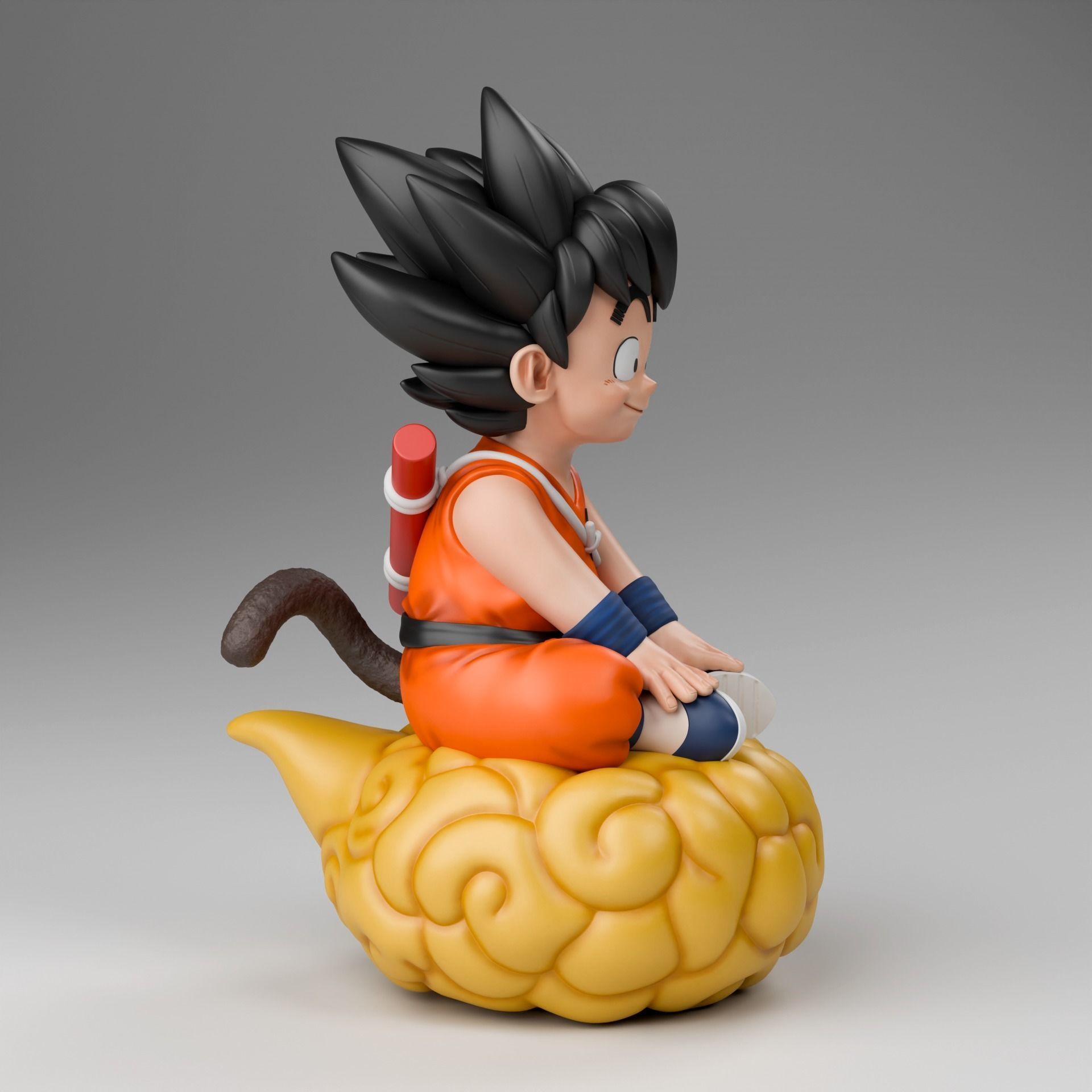 Kid Goku 3D print model_4