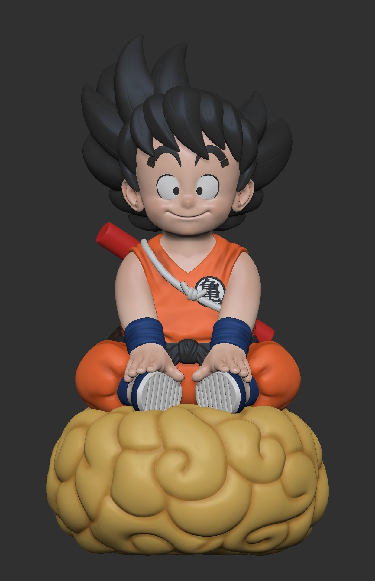 Kid Goku 3D print model_9