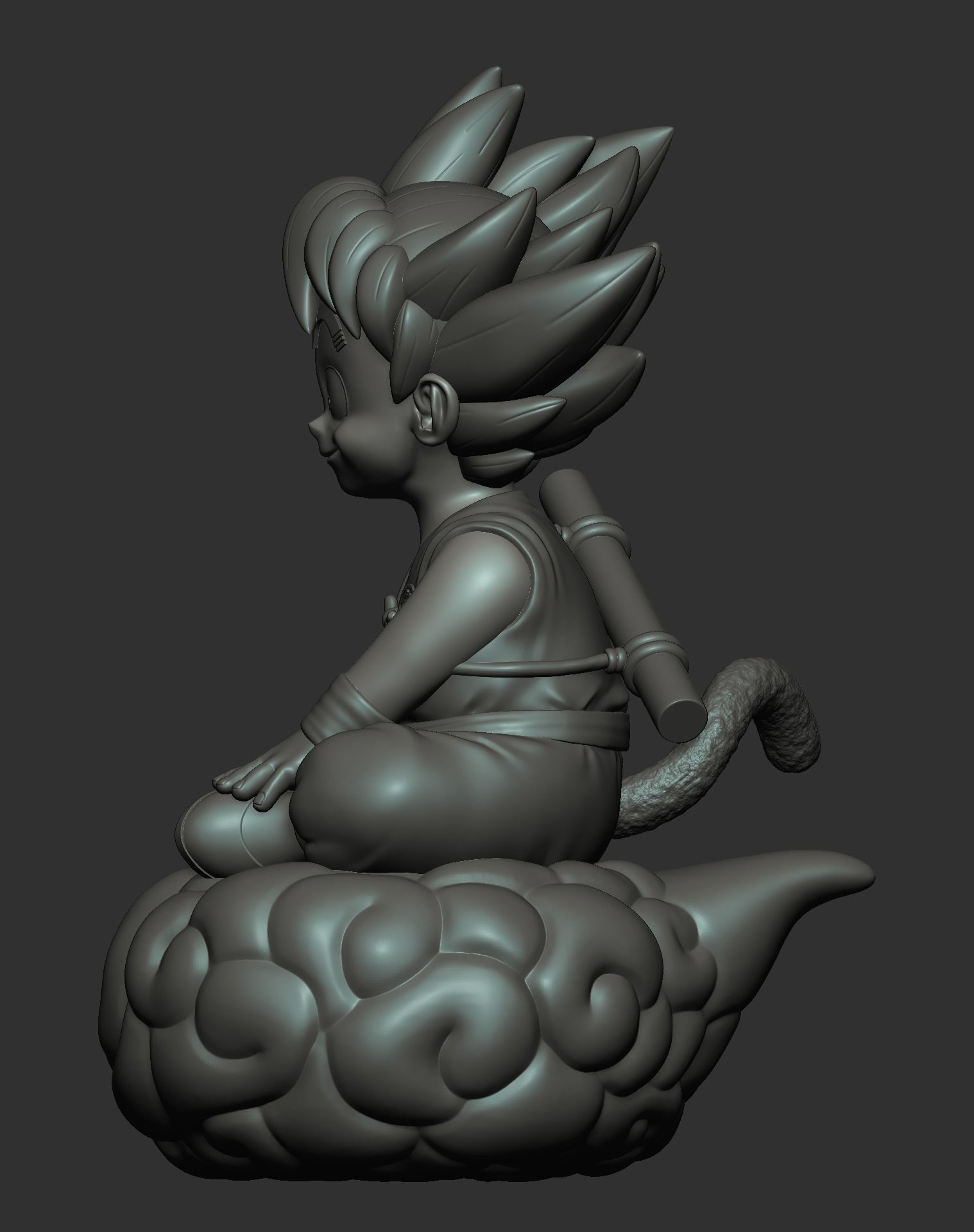 Kid Goku 3D print model_16