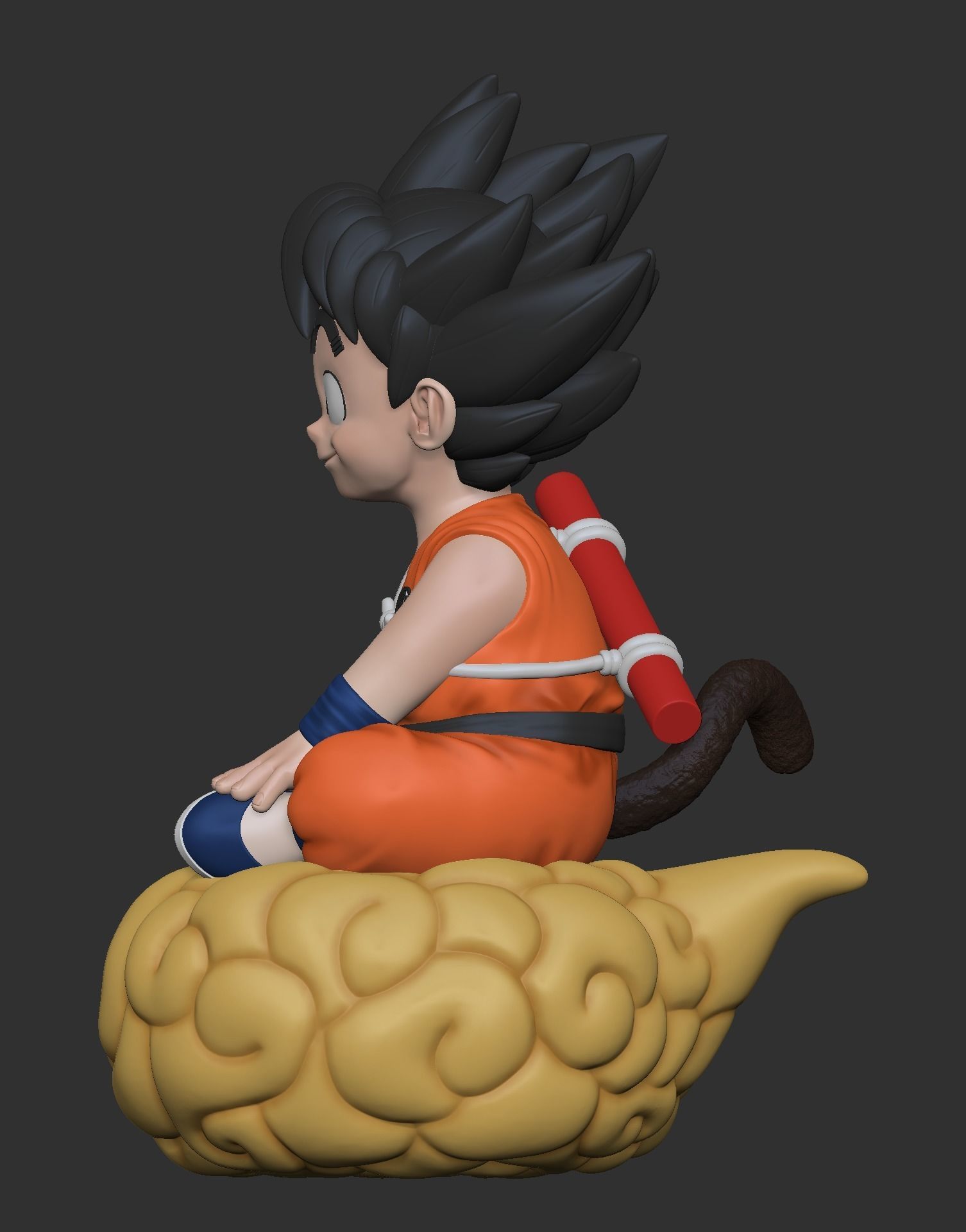 Kid Goku 3D print model_11