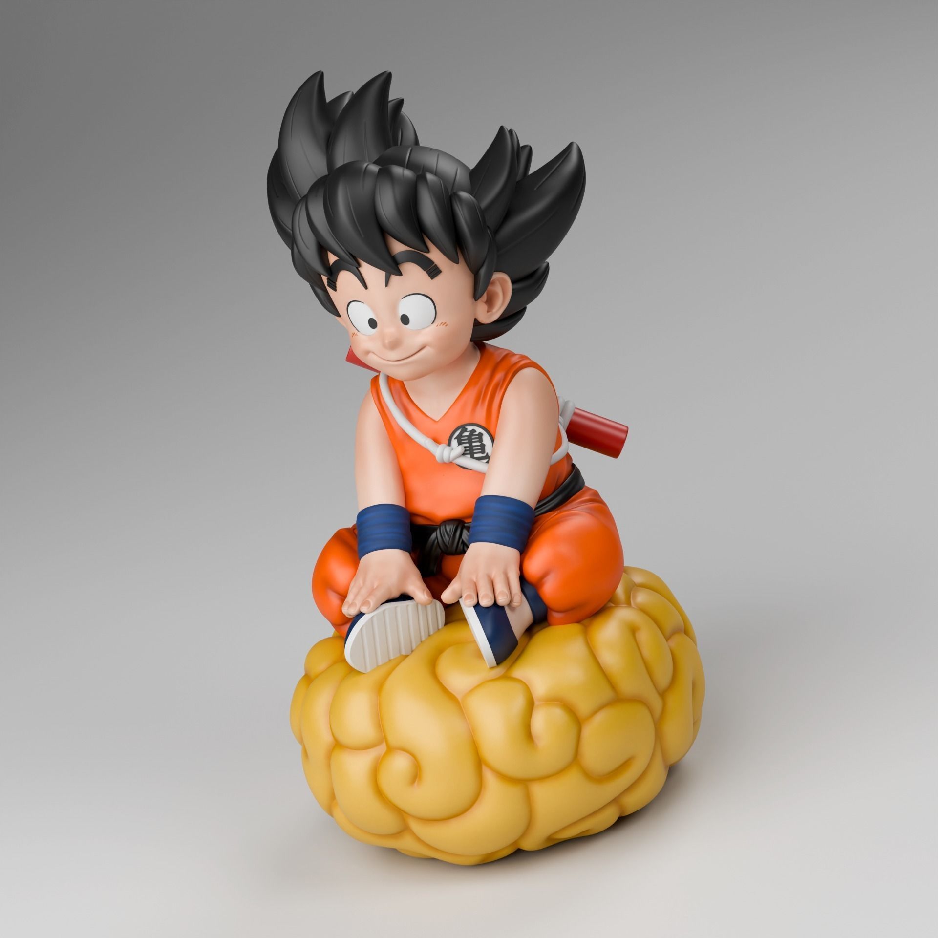 Kid Goku 3D print model_7