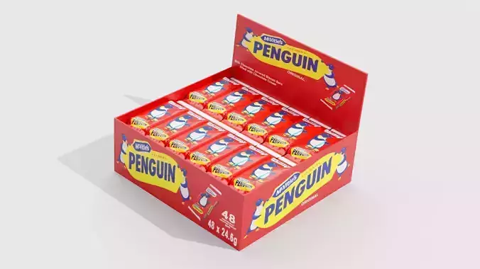 Biscuit package 3d model