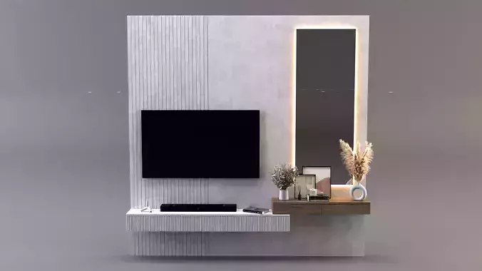 3D Tv wall tv shelves
