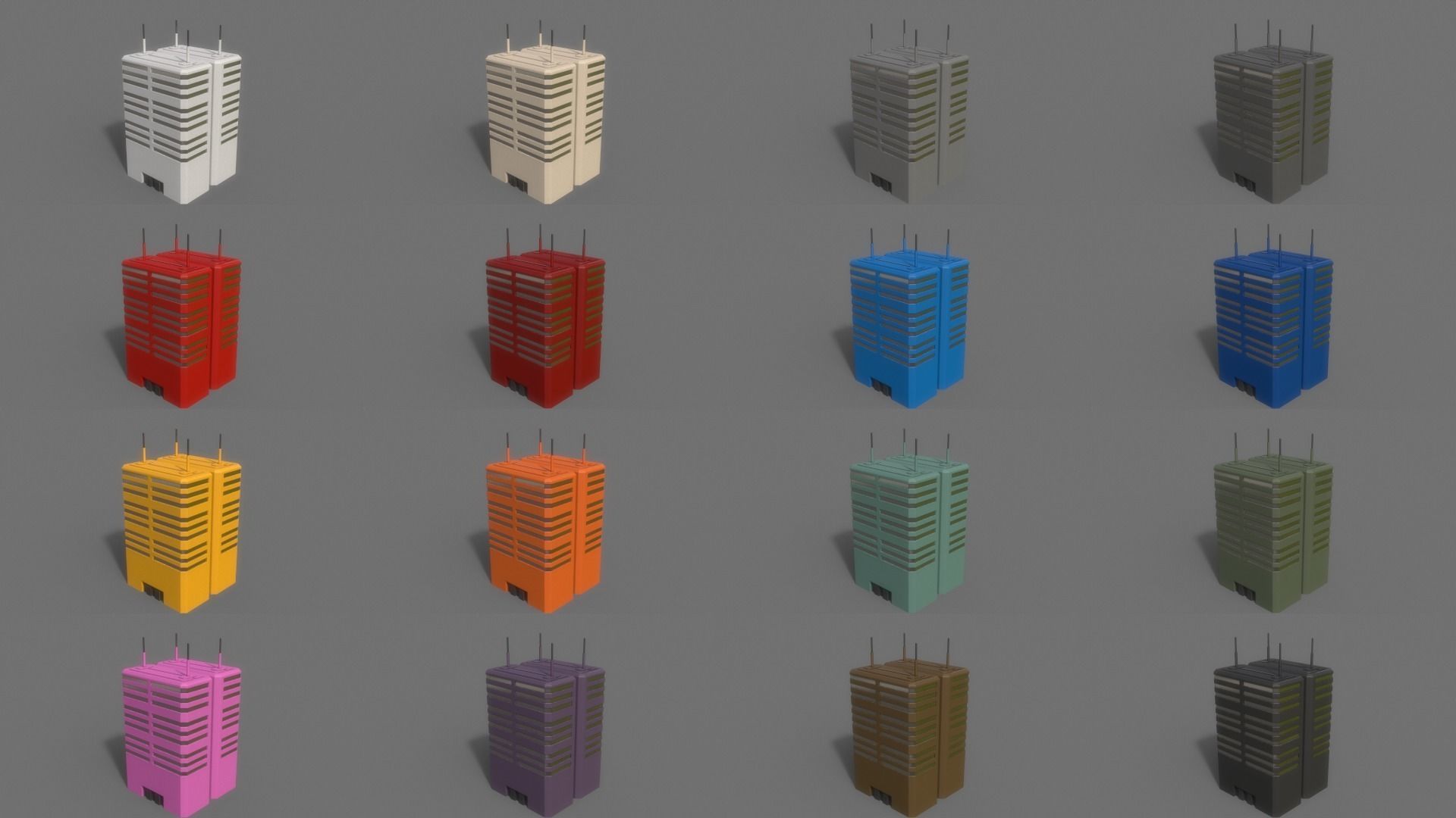 PBR Sci-Fi Building A 31-40 3D Model Collection_19