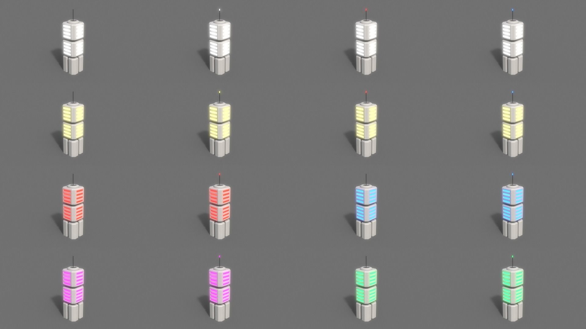 PBR Sci-Fi Building A 31-40 3D Model Collection_24