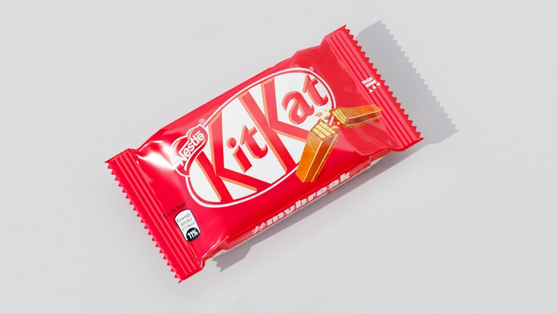 Biscuit wrapper 3d model 3D model_1