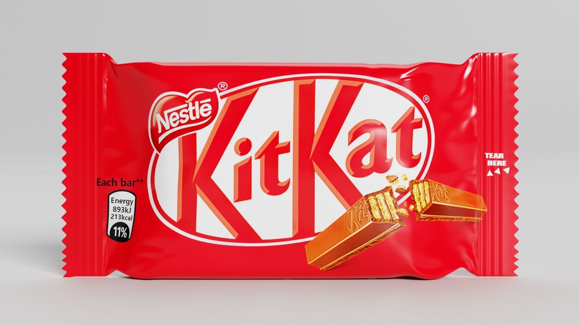 Biscuit wrapper 3d model 3D model_2