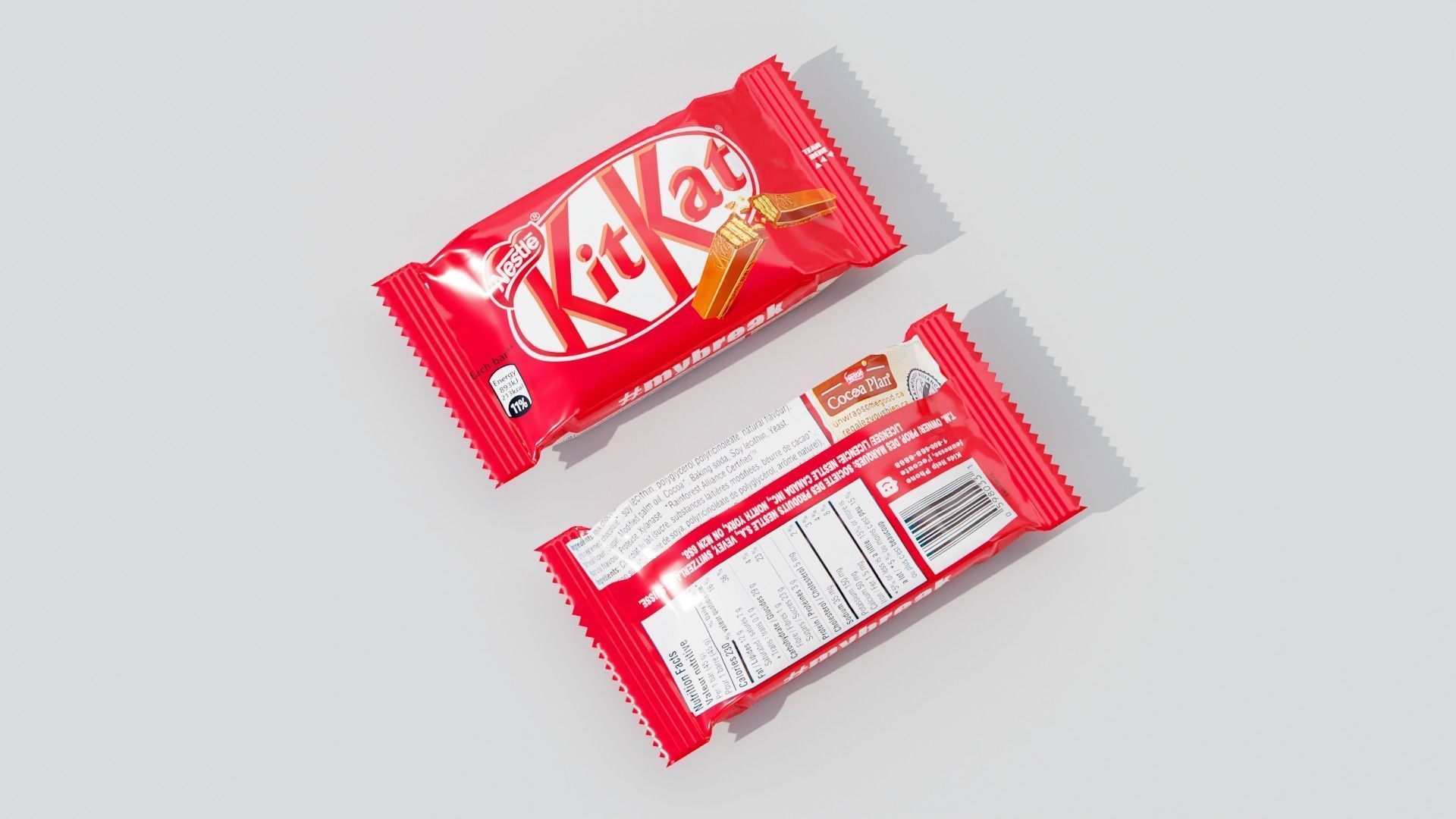 Biscuit wrapper 3d model 3D model_3