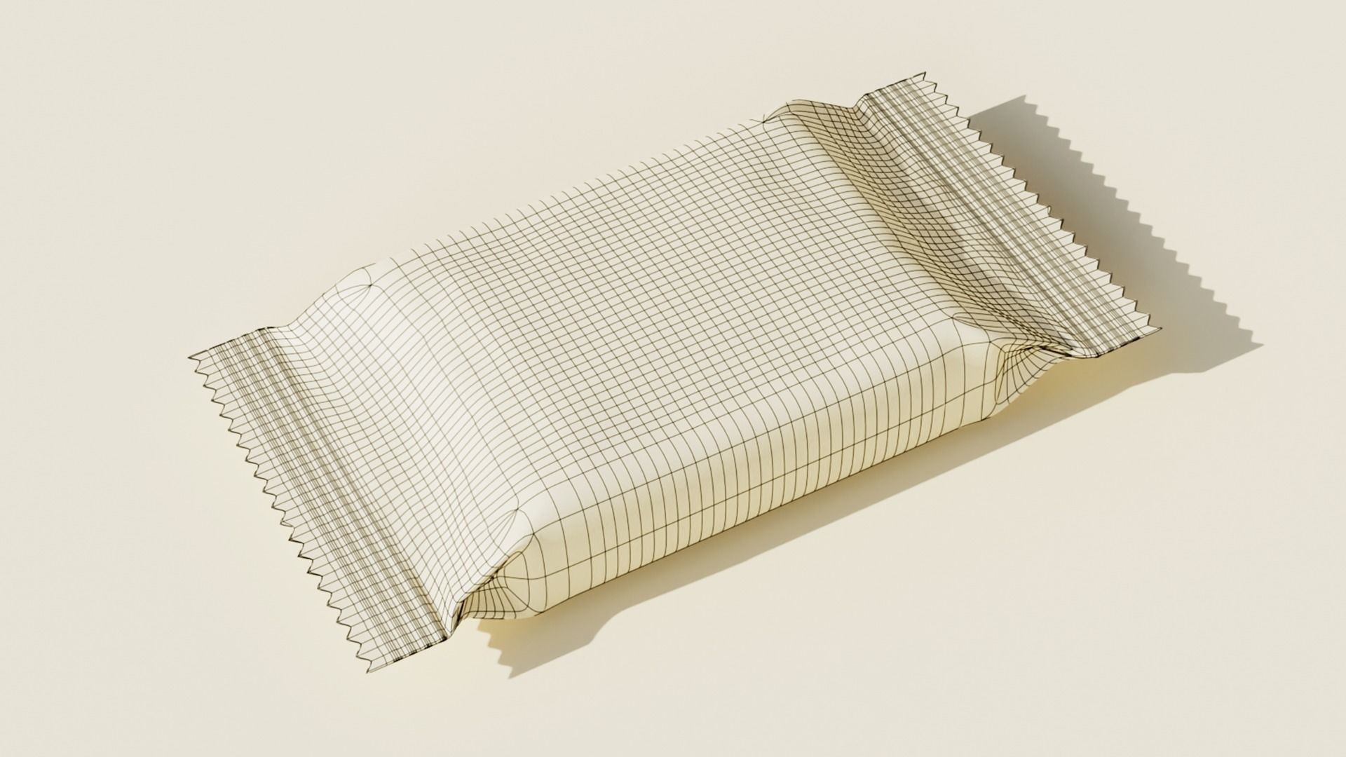 Biscuit wrapper 3d model 3D model_5