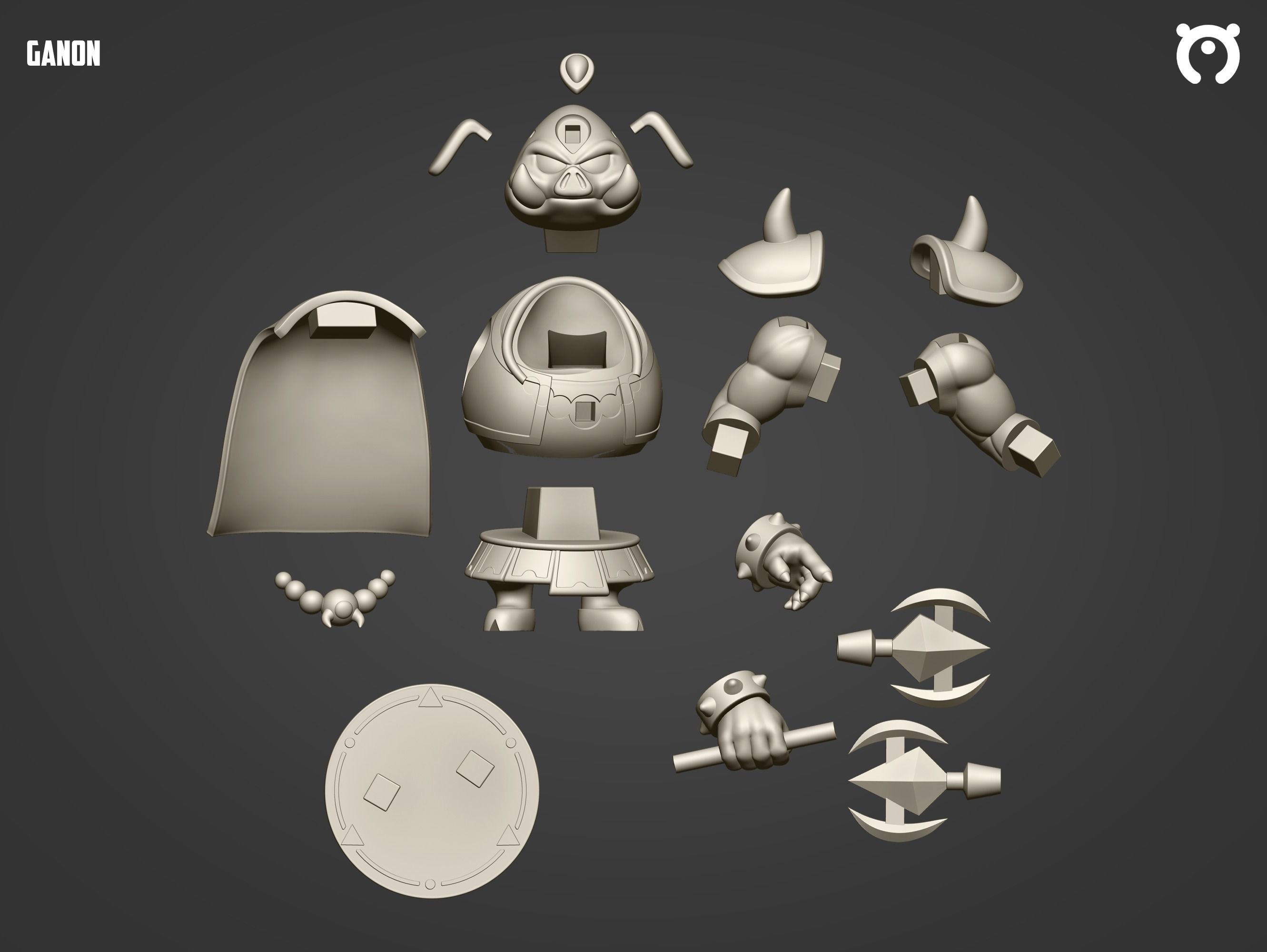 Ganon - The Legend of Zelda Echoes of wisdom 3D print model_4