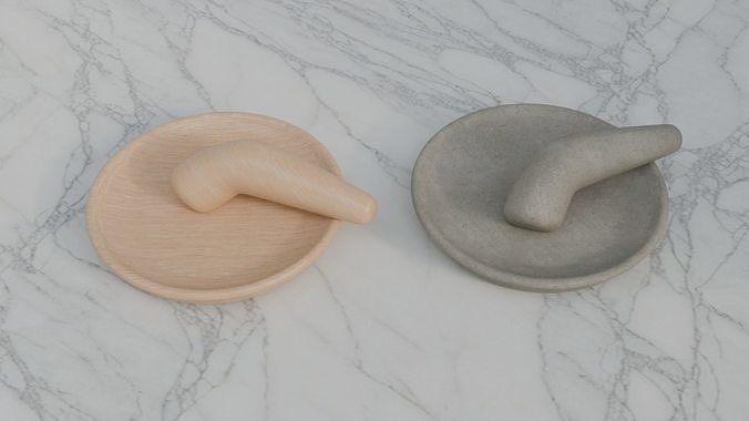 Cobek Ulekan - Indonesian traditional spice grinder  3D model