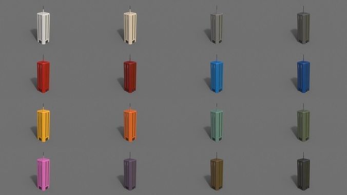 PBR Sci-Fi Building A - 40 Models 3D Model Pack 4