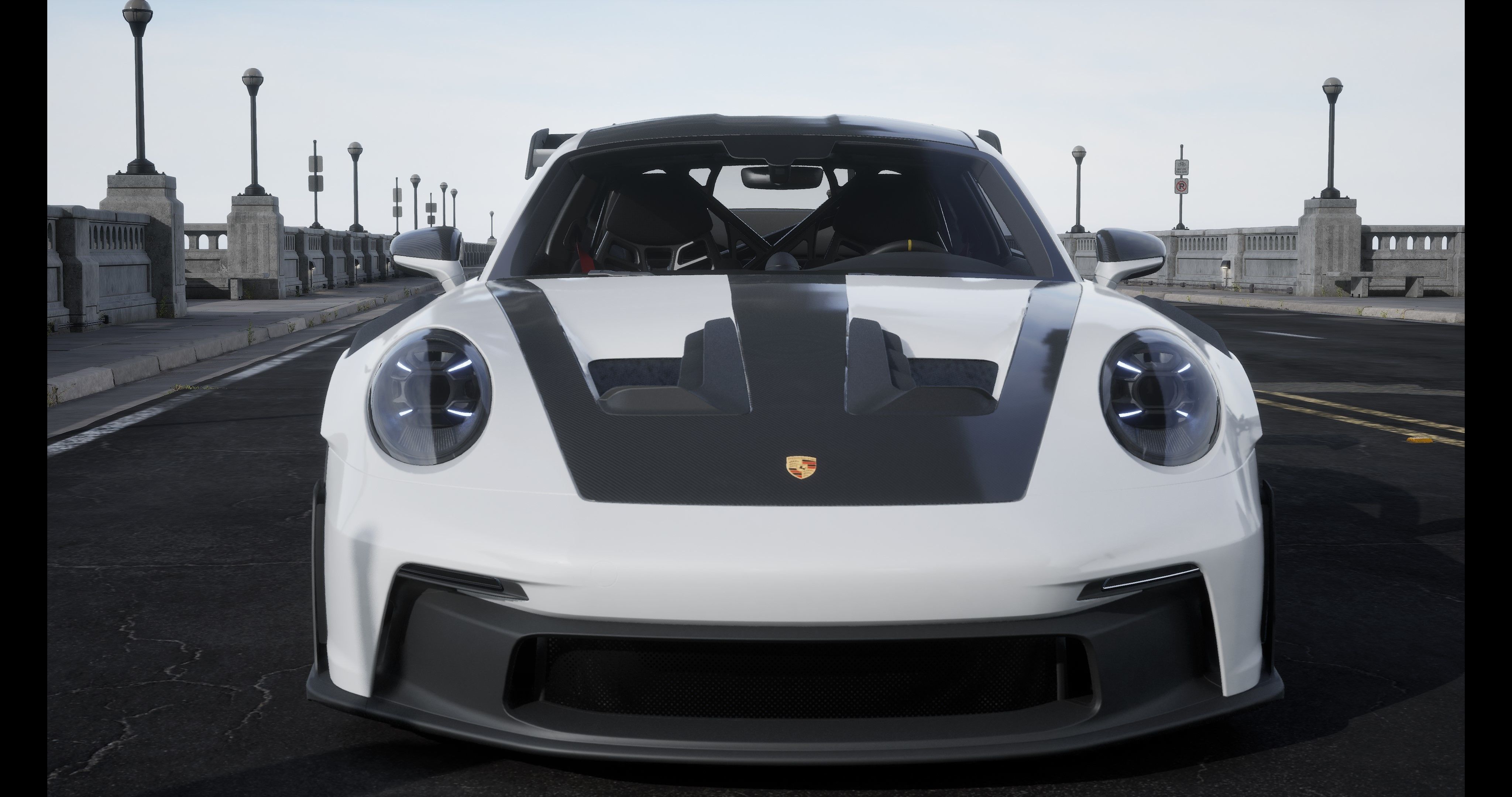 Porsche 911 GT3-RS 992 2023 Weissach Package RS 3D model Low-poly 3D model_2