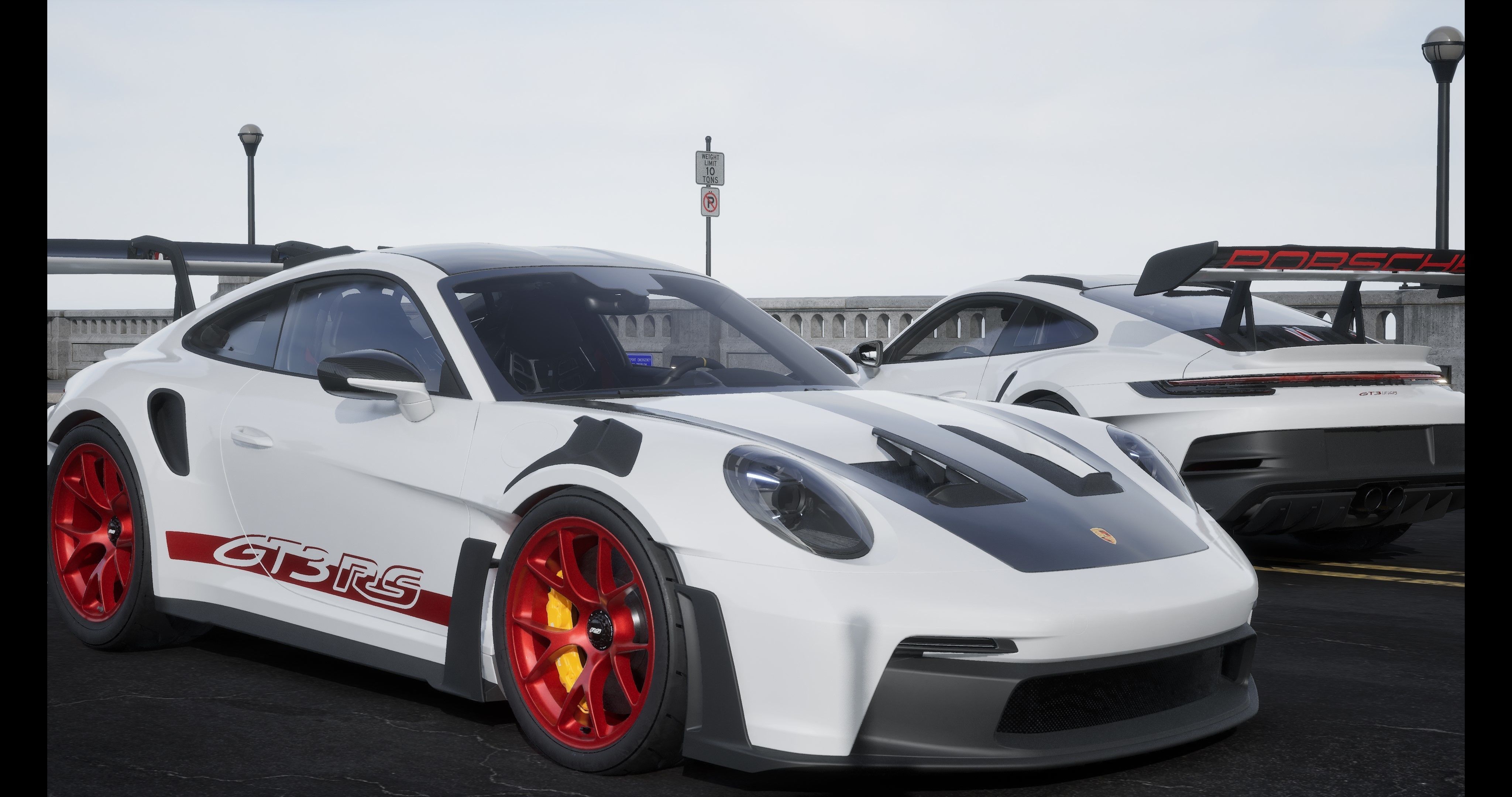 Porsche 911 GT3-RS 992 2023 Weissach Package RS 3D model Low-poly 3D model_3